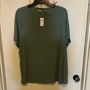 Old Navy Deep Green Short Sleeve Tee
